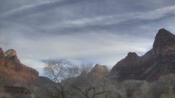 Weather camera view of Zion Canyon Village.