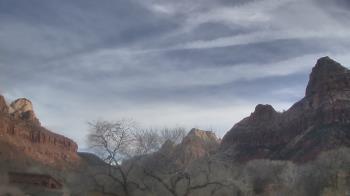 Weather camera view of Zion Canyon Village.
