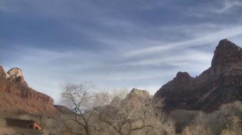 Weather camera view of Zion Canyon Village.