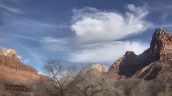 Weather camera view of Zion Canyon Village.