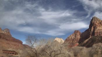 Weather camera view of Zion Canyon Village.