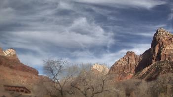 Weather camera view of Zion Canyon Village.
