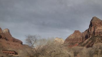 Weather camera view of Zion Canyon Village.
