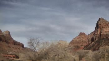 Weather camera view of Zion Canyon Village.