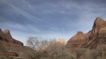 Weather camera view of Zion Canyon Village.