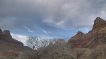 Weather camera view of Zion Canyon Village.