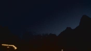 Weather camera view of Zion Canyon Village.