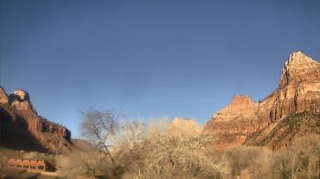 Weather camera view of Zion Canyon Village.