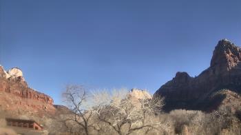 Weather camera view of Zion Canyon Village.