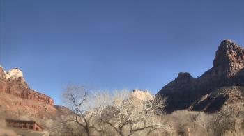 Weather camera view of Zion Canyon Village.