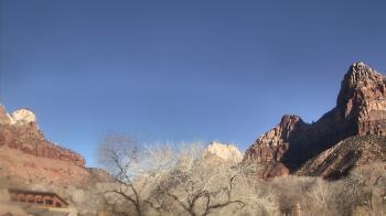 Weather camera view of Zion Canyon Village.