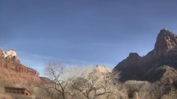 Weather camera view of Zion Canyon Village.