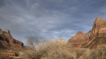 Weather camera view of Zion Canyon Village.