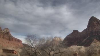 Weather camera view of Zion Canyon Village.