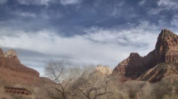 Weather camera view of Zion Canyon Village.