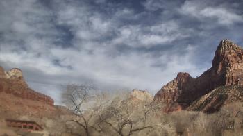 Weather camera view of Zion Canyon Village.