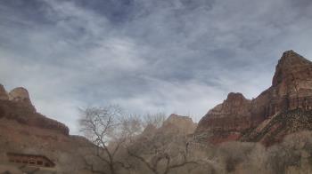 Weather camera view of Zion Canyon Village.