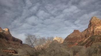Weather camera view of Zion Canyon Village.