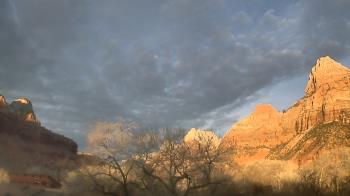 Weather camera view of Zion Canyon Village.