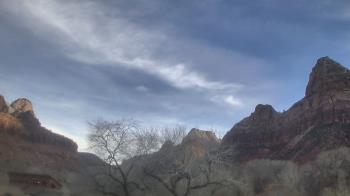 Weather camera view of Zion Canyon Village.