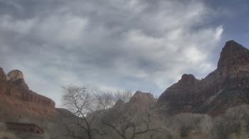 Weather camera view of Zion Canyon Village.