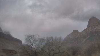 Weather camera view of Zion Canyon Village.