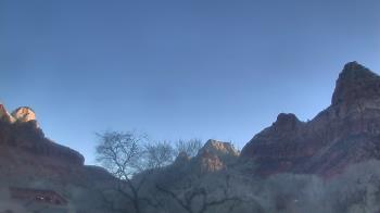 Weather camera view of Zion Canyon Village.