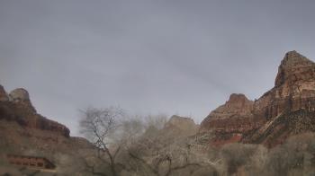 Weather camera view of Zion Canyon Village.