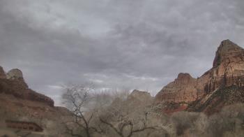 Weather camera view of Zion Canyon Village.