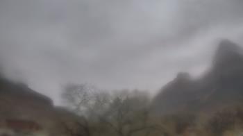 Weather camera view of Zion Canyon Village.