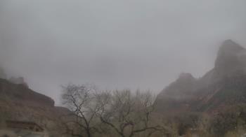 Weather camera view of Zion Canyon Village.