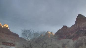 Weather camera view of Zion Canyon Village.
