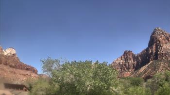 Weather camera view of Zion Canyon Village.