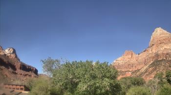 Weather camera view of Zion Canyon Village.