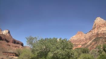 Weather camera view of Zion Canyon Village.