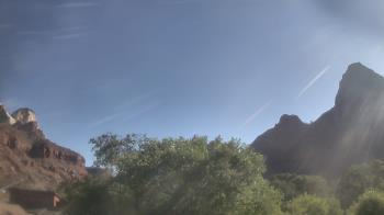 Weather camera view of Zion Canyon Village.