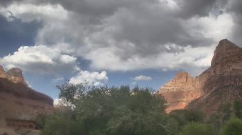 Weather camera view of Zion Canyon Village.