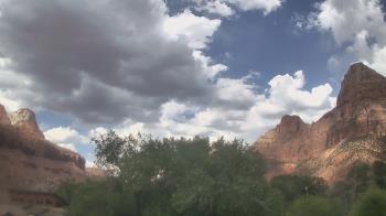 Weather camera view of Zion Canyon Village.