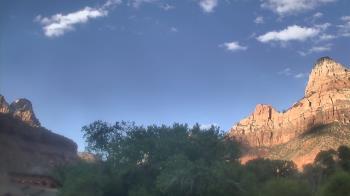 Weather camera view of Zion Canyon Village.