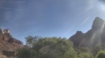 Weather camera view of Zion Canyon Village.