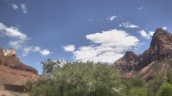 Weather camera view of Zion Canyon Village.