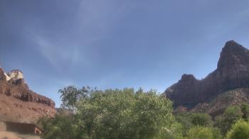 Weather camera view of Zion Canyon Village.