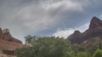 Weather camera view of Zion Canyon Village.