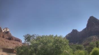 Weather camera view of Zion Canyon Village.
