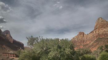 Weather camera view of Zion Canyon Village.