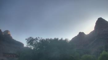 Weather camera view of Zion Canyon Village.