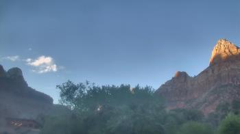 Weather camera view of Zion Canyon Village.