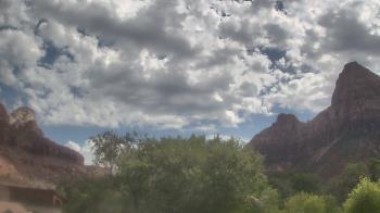 Weather camera view of Zion Canyon Village.