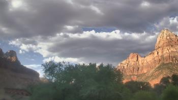 Weather camera view of Zion Canyon Village.