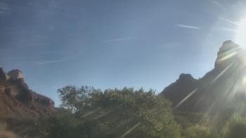 Weather camera view of Zion Canyon Village.